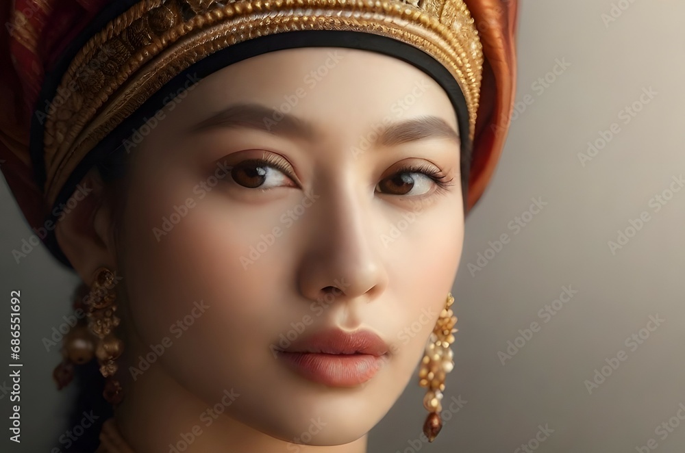 lady with a turban lady with a turban