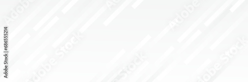 Abstract white Geometric banner design background.