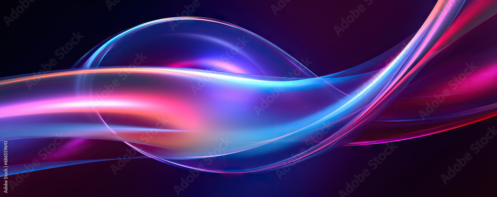 Obraz premium Abstract technology background. Ideal for neural network, cybersecurity, data stream, database, science, supercomputer, cloud computing, etc.