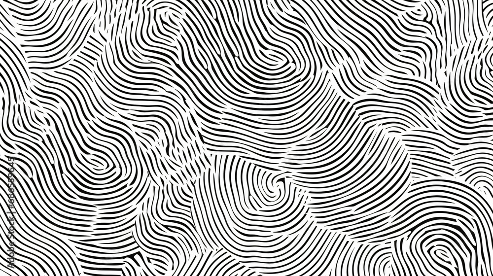 Fingerprint seamless pattern