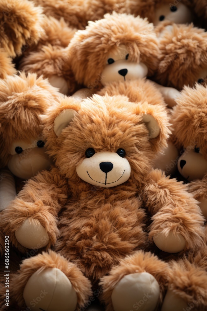 teddy bear isolated on white background. AI Generated teddy bear isolated on white background. AI Generated