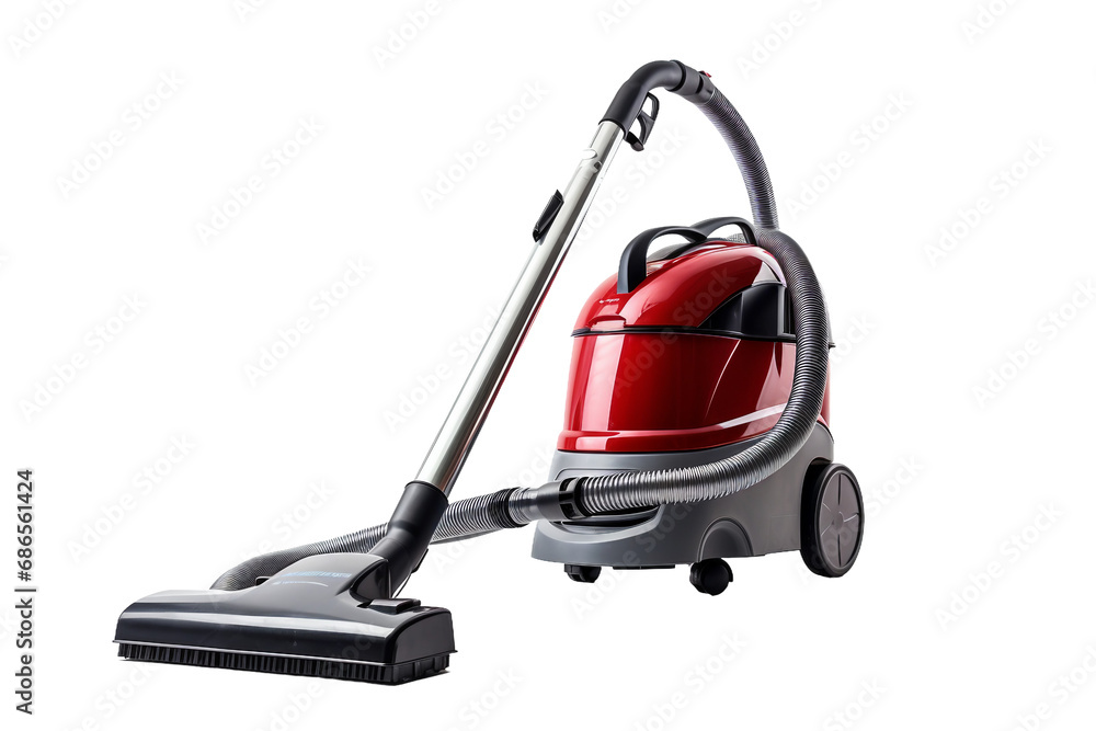 Spotless Rug Cleaning Device on a transparent background Stock Photo