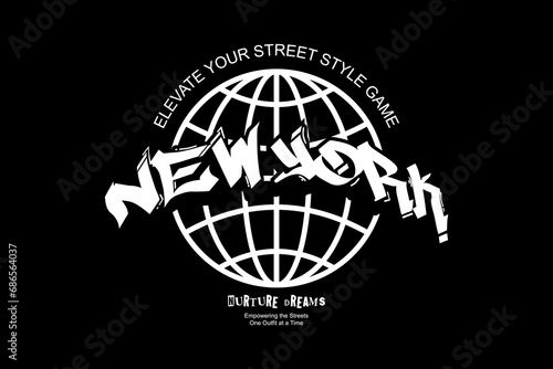Creative streetwear concept vector graphic design