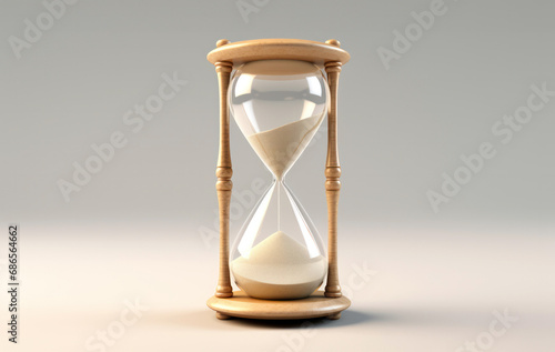 hourglass with sand