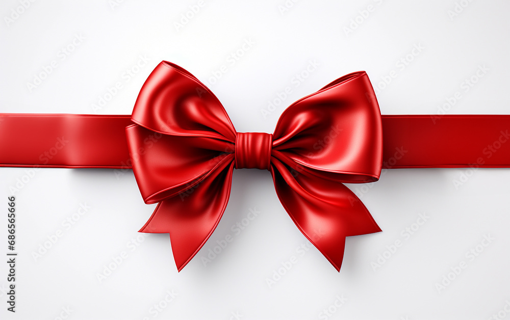 Shiny red satin ribbon on white background. red bow. Isolated red bow and ribbon. Holiday red bow and ribbon. Christmas gift, valentines day, birthday wrapping element Shiny red satin ribbon on white background. red bow. Isolated red bow and ribbon. Holiday red bow and ribbon. Christmas gift, valentines day, birthday wrapping element