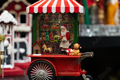 Christmas Celebrations and Christmas Decorations Background Photo, Kadikoy Istanbul, Turkiye (Turkey) photo