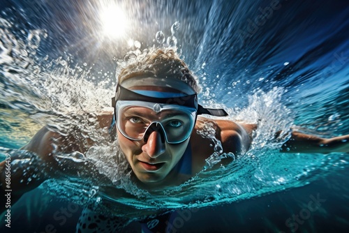 Water sports athletes, swims © BetterPhoto