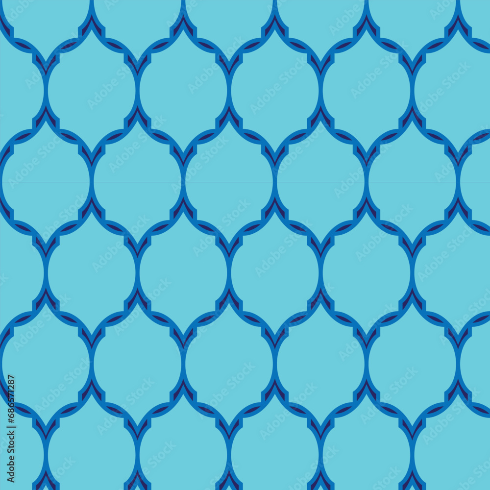 Naklejka premium Abstract floral pattern background, luxury pattern, stylish vector illustration