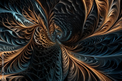 **abstract computer generatid fractal design.A fractal is a never- ending pattern. fractals are infinitely complex patterns thet are self-similar across different scales- photo