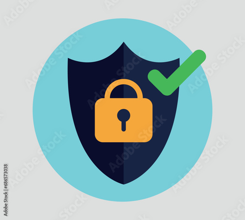 Ein Smartphone mit Anmeldebildschirm, Geld, Kreditkarte und Sicherheitssymbol – Sicherheits Konzept