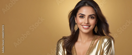 Wallpaper Mural Beautiful Moroccan good woman nice fashion half body eye contact Torontodigital.ca