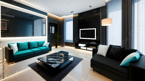 interior of modern living room