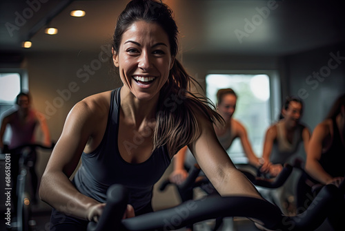 Empower Your Ride: Invigorating Spin Classes Tailored for Women on Exercise Bikes