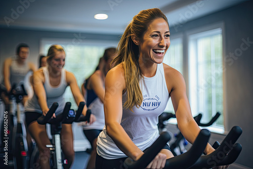 Empower Your Ride: Invigorating Spin Classes Tailored for Women on Exercise Bikes