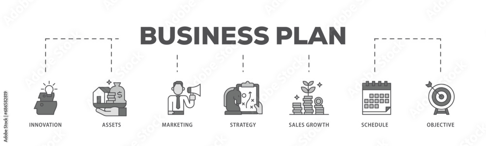 Business people infographic icon flow process which consists of business, people, agreement, collaboration, communication and success icon live stroke and easy to edit 