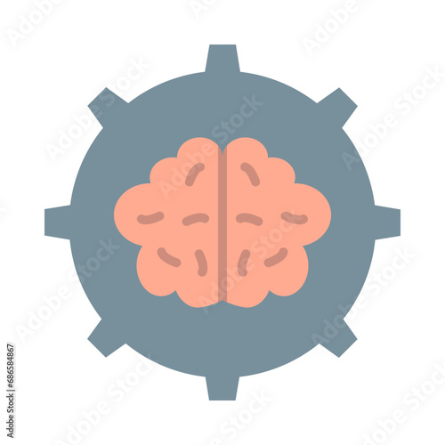 Stress Management Vector Flat Icon Design