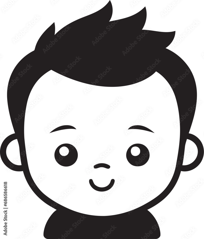 Cherubic Charm Small Child in Black Vector Lullabies in Lines Black Vector Logo for Littles Cherubic Charm Small Child in Black Vector Lullabies in Lines Black Vector Logo for Littles