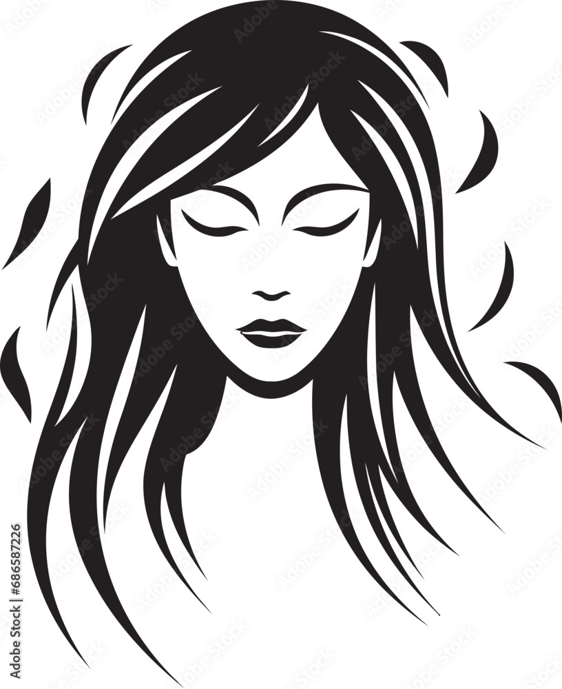 Organic Beauty Woman Carved into Willow Tree Icon Silhouette of Serenity Black Vector Willow Woman Logo Organic Beauty Woman Carved into Willow Tree Icon Silhouette of Serenity Black Vector Willow Woman Logo
