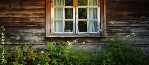 Countryside cottage s window