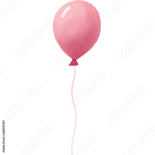 pink balloon 