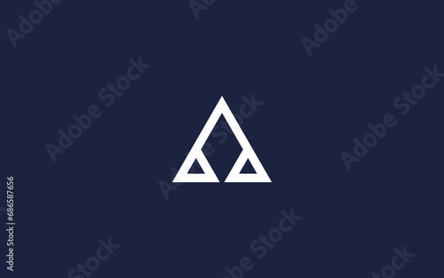 initial letter a triangle logo icon design Vector design template inspiration