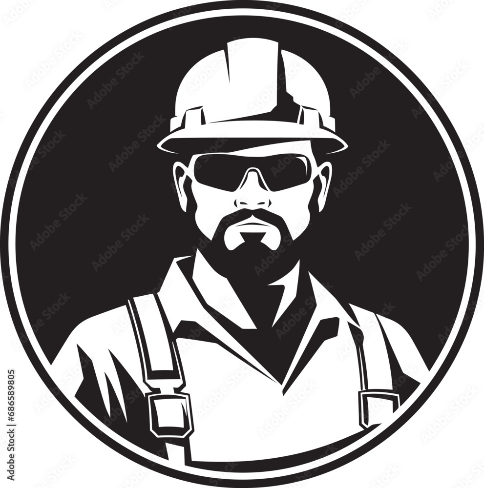 Toolbelt Titan Construction Vector Icon Gear and Hammer Worker Vector Icon Toolbelt Titan Construction Vector Icon Gear and Hammer Worker Vector Icon