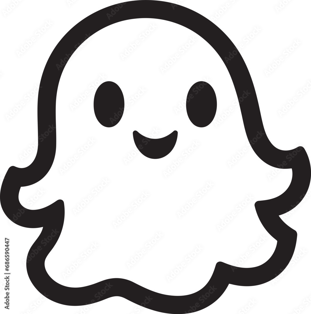 Boo tiful Charm Cute Ghost Vector Mysterious Midnight Black Ghost Vector Boo tiful Charm Cute Ghost Vector Mysterious Midnight Black Ghost Vector