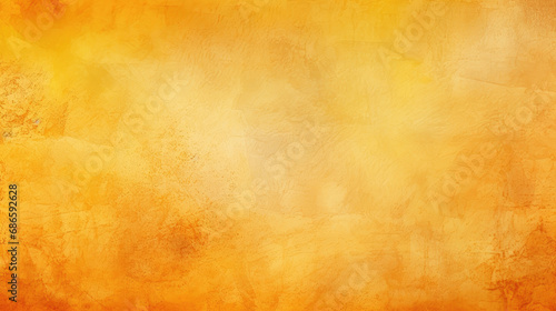 Yellow orange background with texture and distressed vintage grunge and watercolor , old orange paper texture background