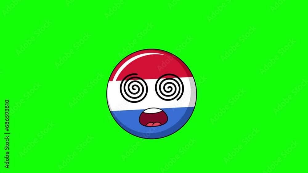 flag of netherlands Face with spiral eyes, hypnotized expression flag of netherlands Face with spiral eyes, hypnotized expression