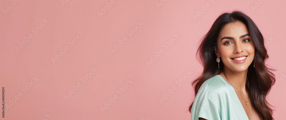 Beautiful Moroccan good woman nice fashion half body eye contact Beautiful Moroccan good woman nice fashion half body eye contact