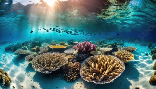 Coral reef in Australia photo