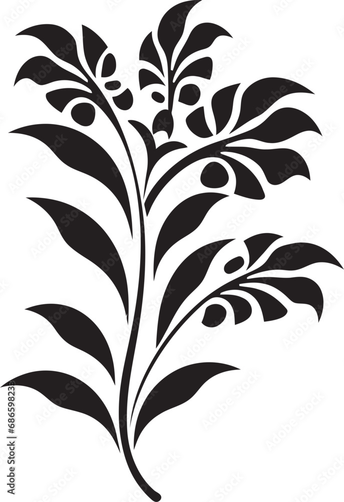 Tropical Bloom Symphony Vector Black Design Exotic Petal Haven Black Vector Icon Tropical Bloom Symphony Vector Black Design Exotic Petal Haven Black Vector Icon