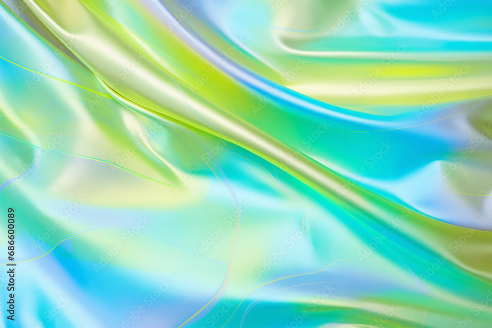 Holographic iridescent foil texture. Yellow, lime green and sky blue pastel and gradient colors. Modern and futuristic design, feeling of luxury and sophistication. Holographic iridescent foil texture. Yellow, lime green and sky blue pastel and gradient colors. Modern and futuristic design, feeling of luxury and sophistication.
