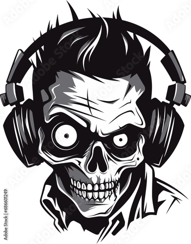 Zombie Groove Generator Zombie Vector Eerie Beat Sequencer Vector Design