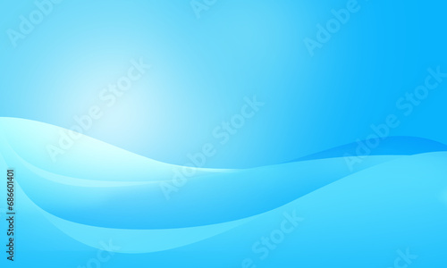 Abstract Soft light blue background with curve pattern graphics wave gradient color for illustration wallpaper banner website digital presentation template background backdrop desktop