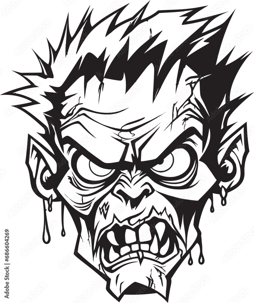 Zombie Pal Mascot Vector Artwork Spectral Sidekick Zombie Mascot Graphic Zombie Pal Mascot Vector Artwork Spectral Sidekick Zombie Mascot Graphic