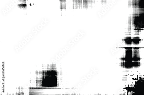 Fototapeta Naklejka Na Ścianę i Meble -   Black and white Grunge texture. Grunge Background. Abstract art. Black and white Abstract art.