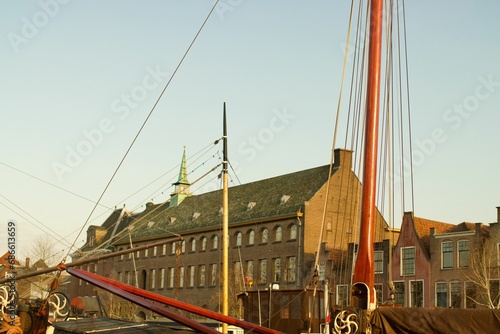 Port of Leiden, Netherlands in all its historic glory