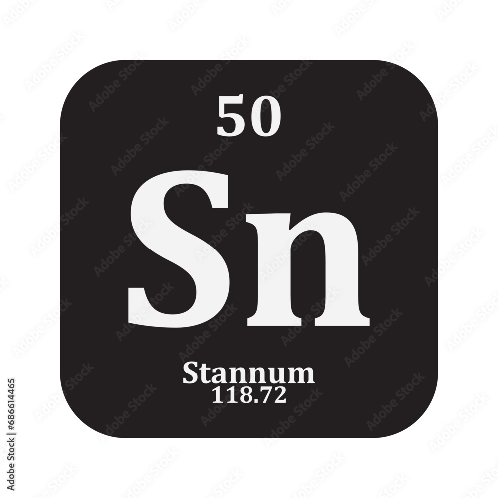 Stannum chemistry icon Stannum chemistry icon