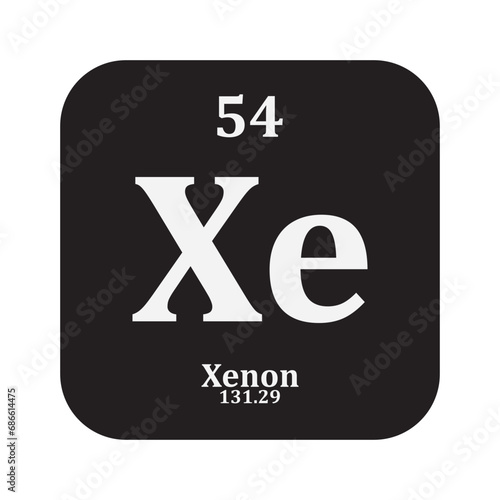 Xenon chemistry icon