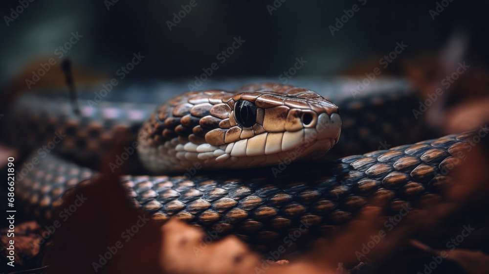 Close up of a snake Close up of a snake