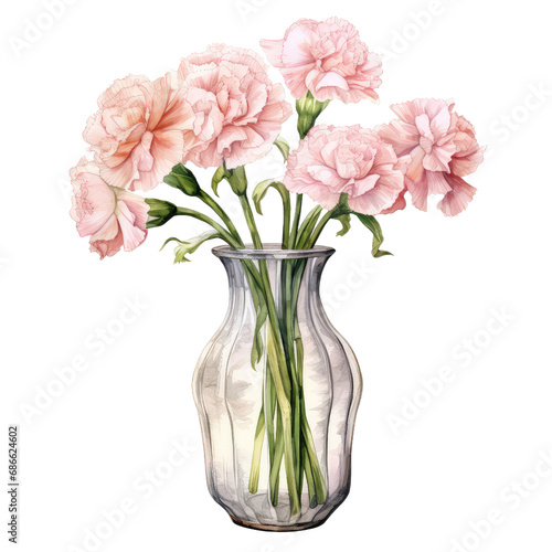 Carnation in Vase