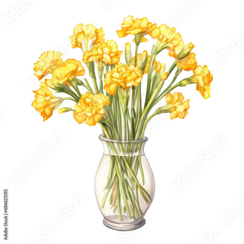 Carnation in Vase