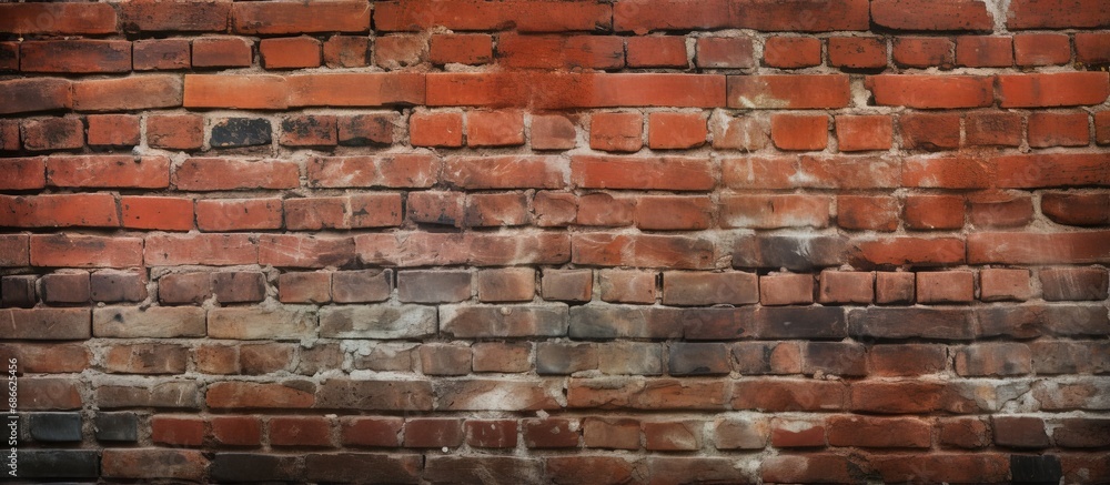Grunge background with red brick wall texture Grunge background with red brick wall texture