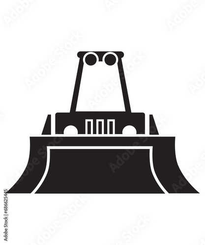 excavator icon, vector best flat icon.