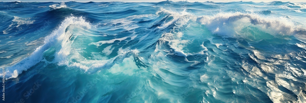 Blue Ocean Water Texture Background Surface , Banner Image For Website, Background, Desktop Wallpaper