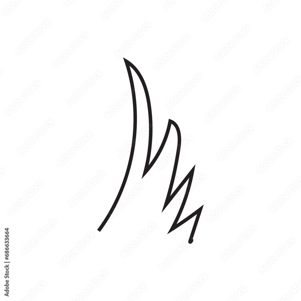 Sketch angel wing. Angel feather wing Sketch angel wing. Angel feather wing