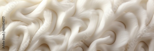 White Plush Fleece Fabric Texture Background , Banner Image For Website, Background, Desktop Wallpaper