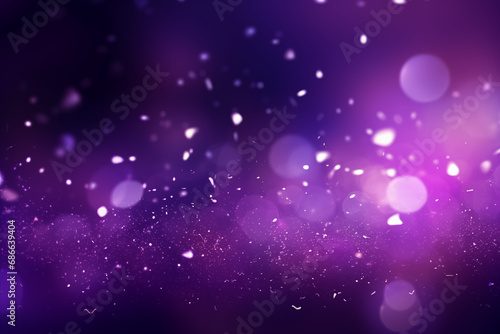 purple glowing particle abstract background, bokeh, blur effect © h3bs