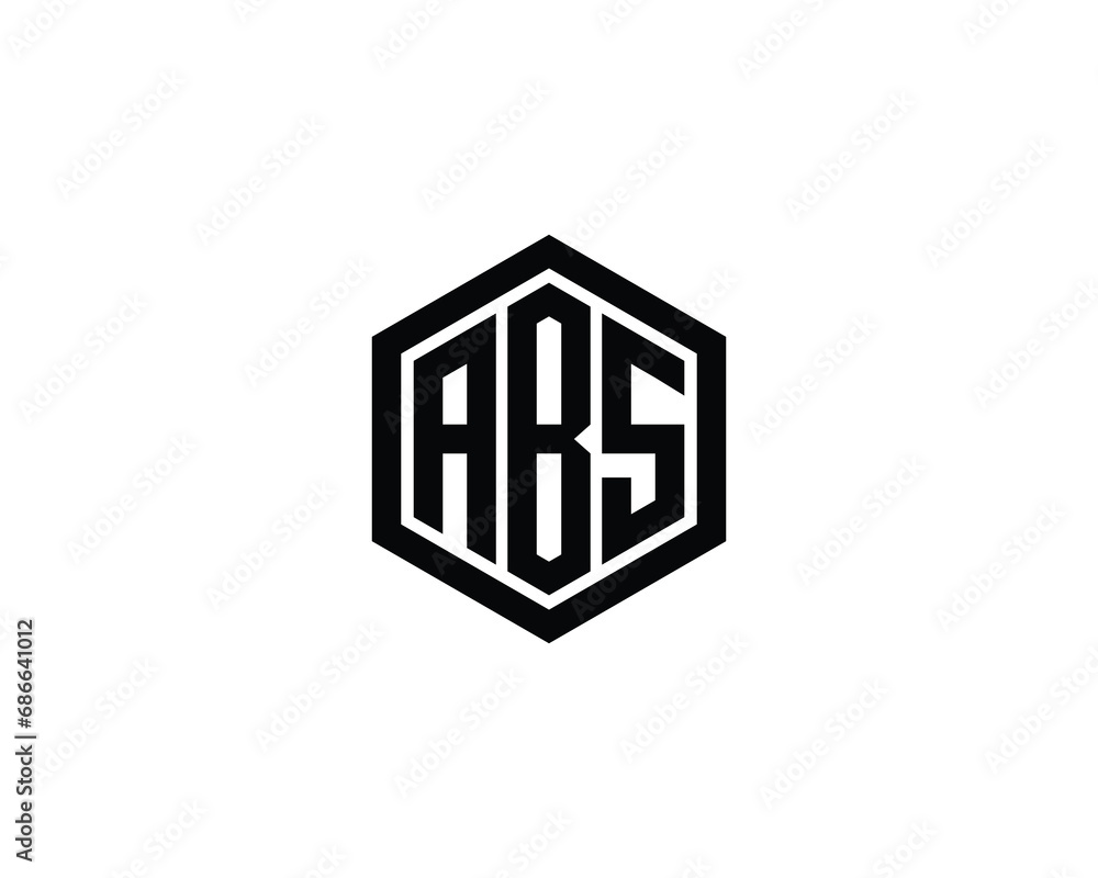 ABS logo design vector template ABS logo design vector template